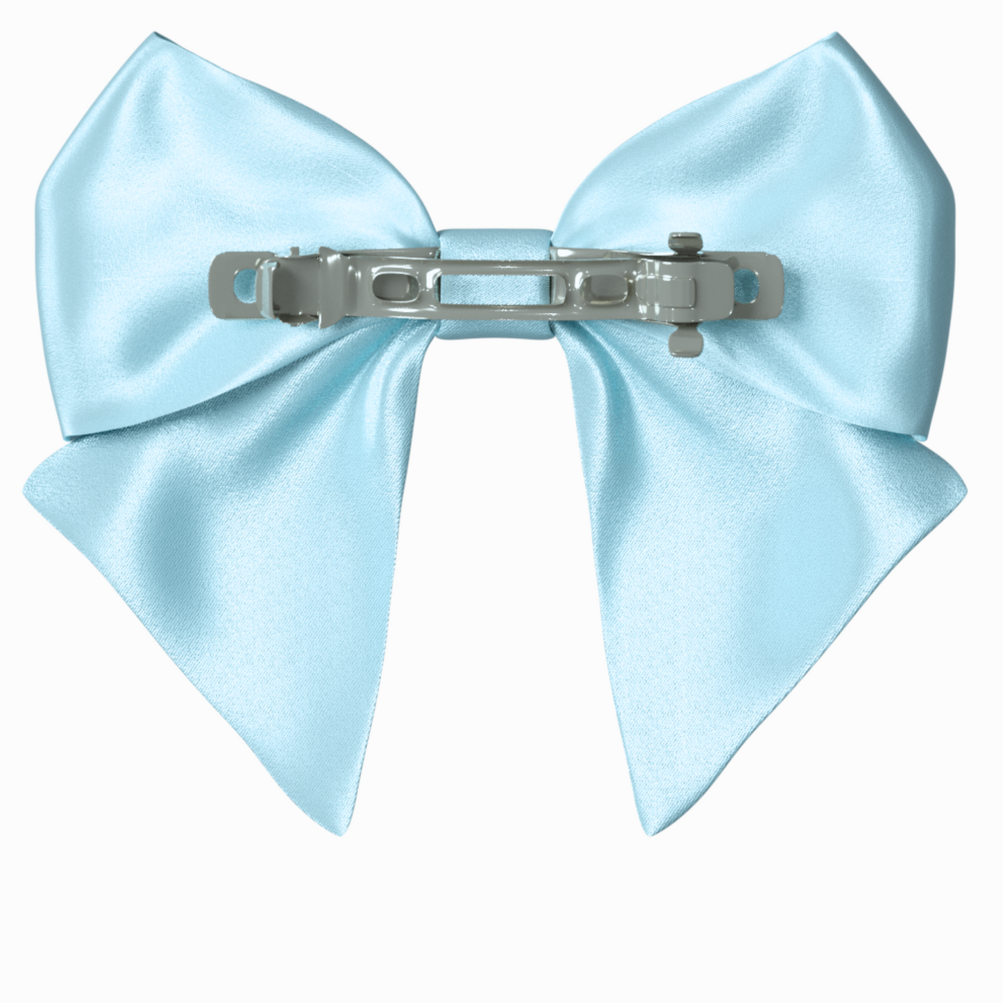 Blue Bow hair clip. Valentine's Day collection