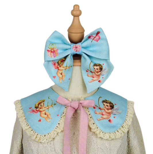 Bow & Collar Little Cupids Set