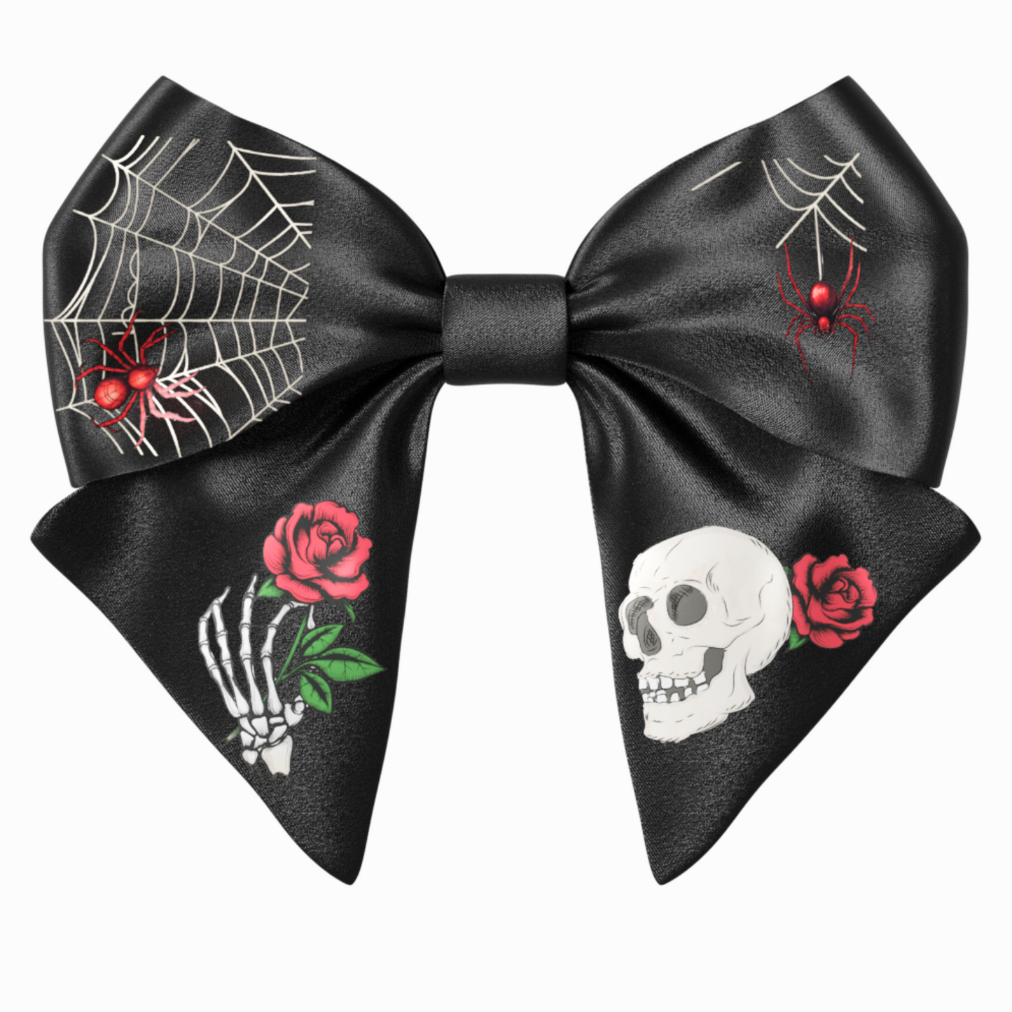 Bow hair clip. Gothic style