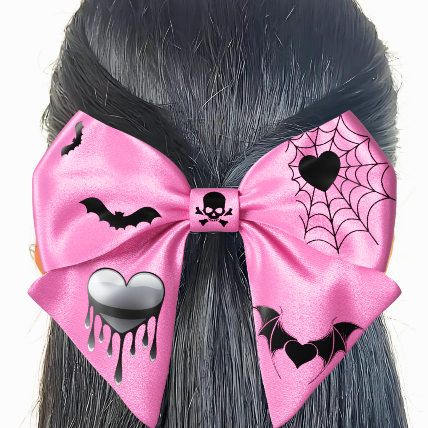 Bow hair clip. EMO style Emogirl