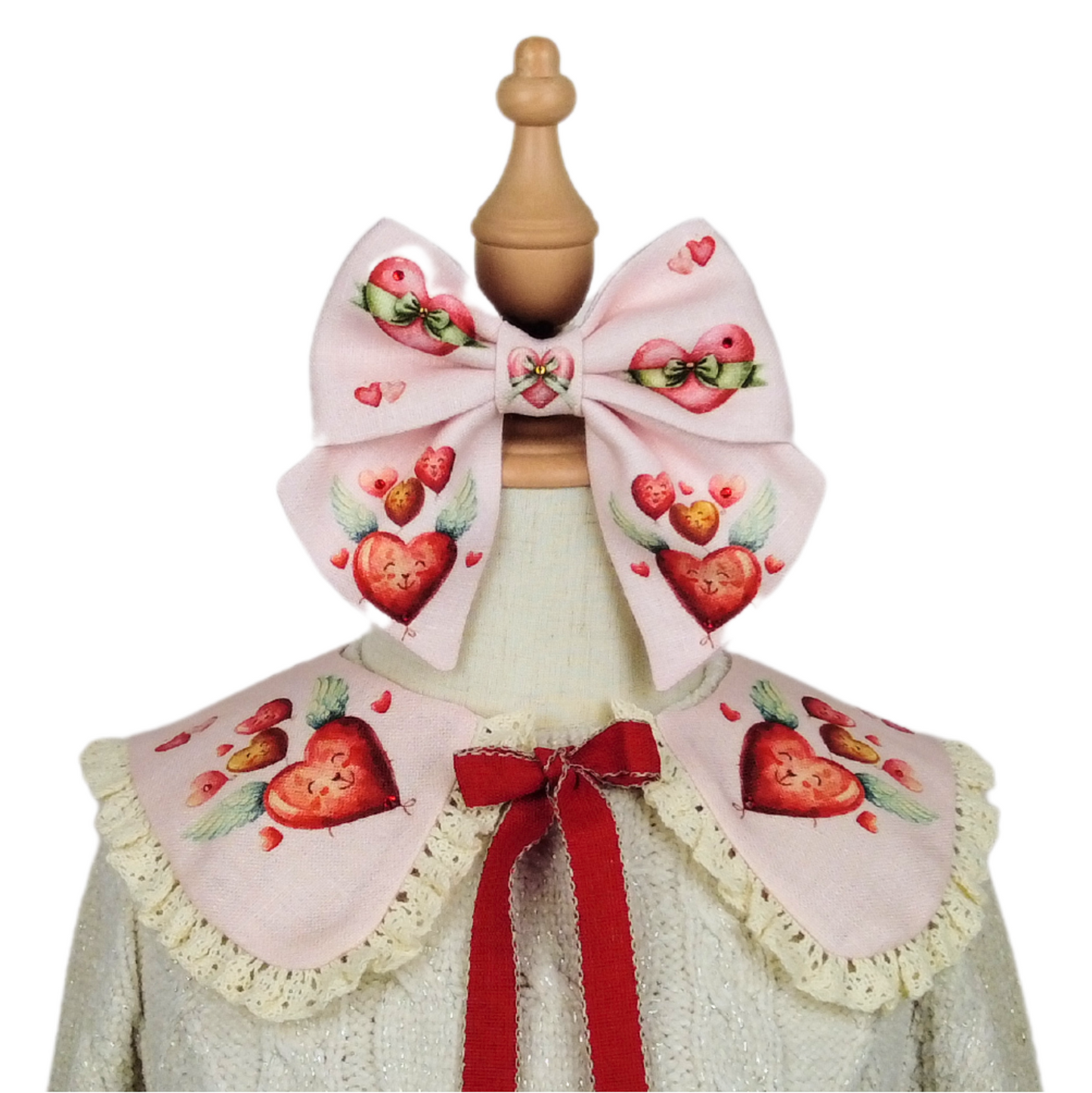 Bow & Collar Wings of Love Set