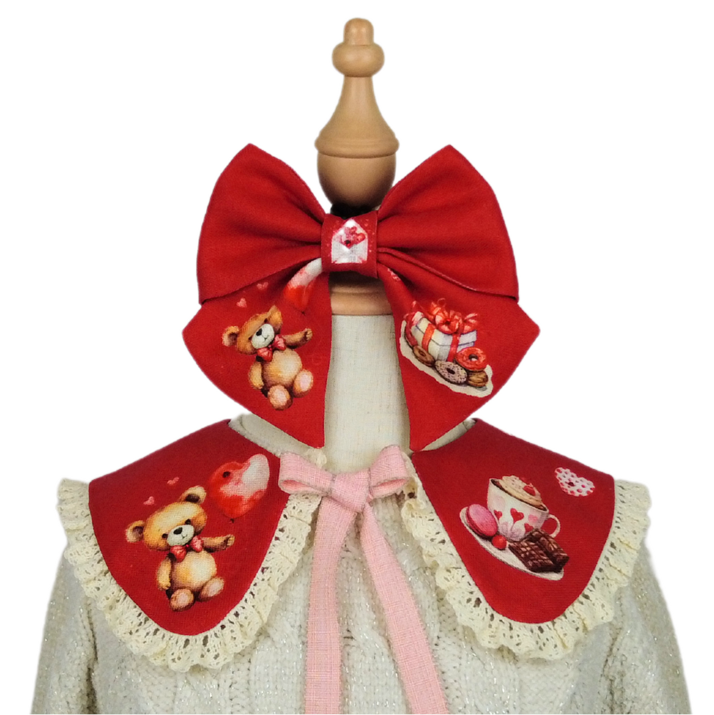 Bow & Collar Be my Valentine Set